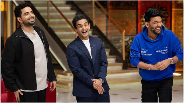Kapil jokes "Would you like some tea, coffee, or anticipatory bail?"