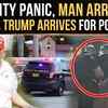 Article image for: Tension High Ahead Of <i class="tbold">trump</i>'s PGA Tour Appearance As Alleged Protester Cuffed At Florida Golf Resort