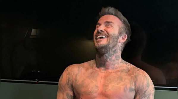 David Beckham's ten roses tattoo for Victoria Beckham in September 2009