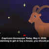 Article image for: Capricorn Horoscope Today, May 4, 2026: If you’re planning to get or buy a house, you should postpone it