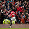 Article image for: Kobbie Mainoo plays hero as Manchester United beat Liverpool in five-goal thriller, secure Champions League football