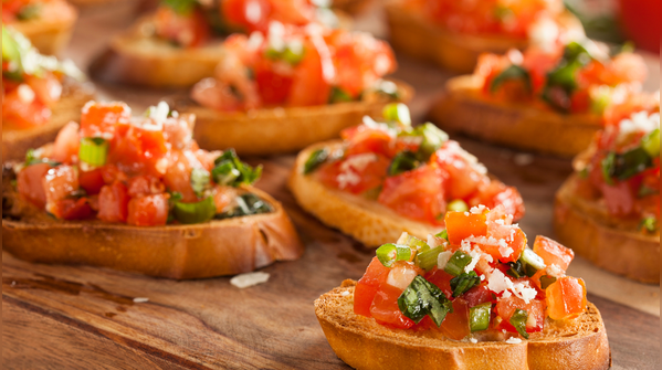 3. Bruschetta is also reported to be banned