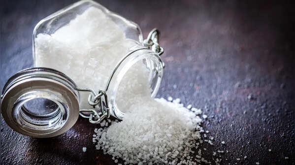 What happens when you store salt in a steel container