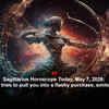 Article image for: Sagittarius Horoscope Today, May 7, 2026: If someone tries to pull you into a flashy purchase, smile and refuse