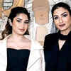 Raveena Tandon and Rasha Thadani