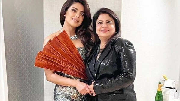 Priyanka Chopra and Madhu Chopra