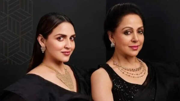 Hema Malini and Esha Deol
