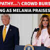 Article image for: ‘My Husband’s Care & Empathy…’: Melania’s Praise Of Trump Triggers Awkward Laughter At <i class="tbold">white house</i>