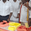 Article image for: TVK MLA Vijay Dhamu cuts cake with machete at public event; booked after video went viral