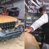 Article image for: Defence Minister Rajnath Singh takes close look at Thar Roxx-based ATV: Details