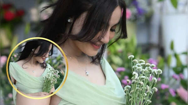 Surbhi Jyoti's florals, the cute baby bumps, and shy smiles