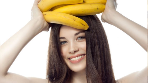 How can a banana peel help hair growth?