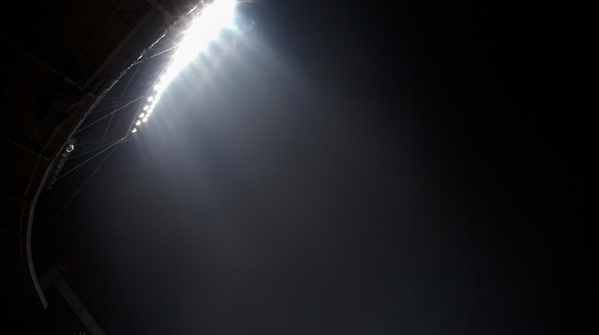 Installing giant security lights that disturb neighbours
