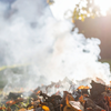 Burning garden waste without permission