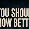Article image for: “You should know better”