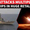 Iran Navy Attacks 3 U.S Warships; Missile Hellfire In Hormuz Unleashed To Avenge Bandar Abbas Strike
