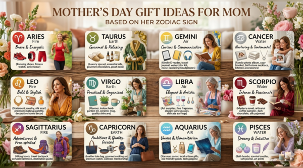 Mother’s Day 2026 Gift Ideas Based on Your Mom’s Zodiac Sign