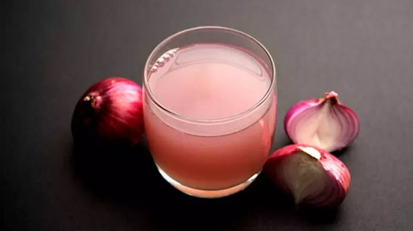 Onion juice for hair fall