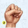 Article image for: If your thumb presses over your fingers…