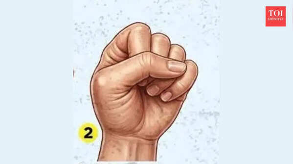 If your thumb presses over your fingers…