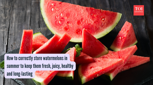 How to correctly store watermelons in summer to keep them fresh, juicy, healthy and long-lasting