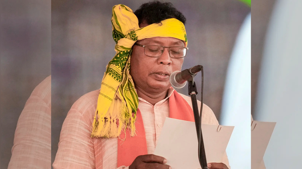 BJP MLA Kshudiram Tudu takes oath