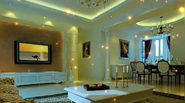 An opulent living room with regal appeal