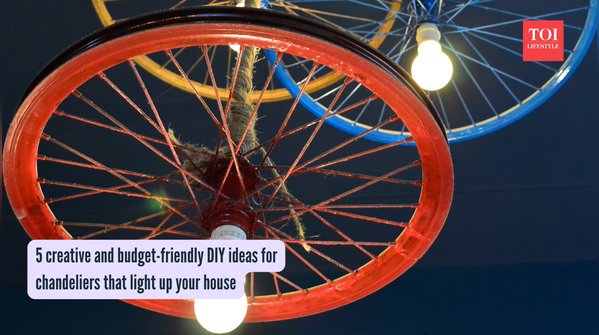 5 creative and budget-friendly DIY ideas for chandeliers that light up your house