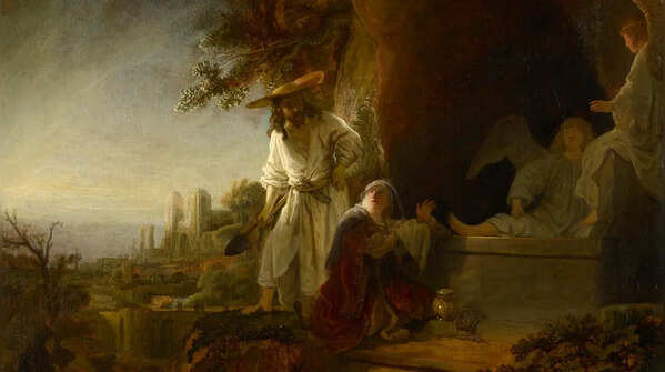 Christ and St Mary Magdalen at the Tomb