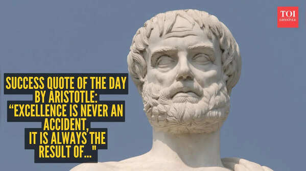 Aristotle's success quote