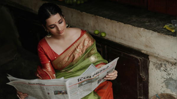 A timeless silk saree she’ll keep forever