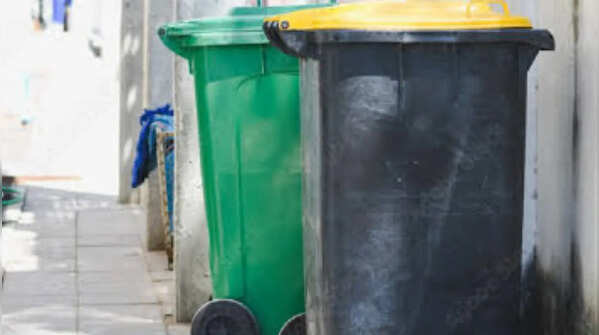Not closing the lids on garbage cans