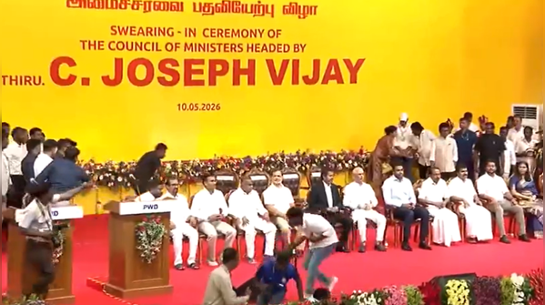9 ministers took oath alongside Vijay