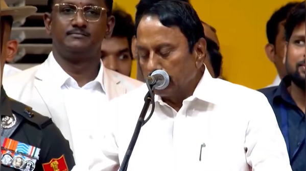 K A Sengottaiyan took oath as minister