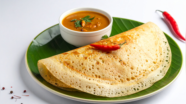 5. Ragi and moong dosa