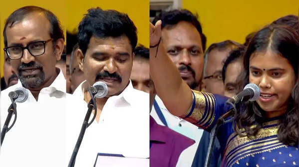 Key TVK leaders join Vijay cabinet