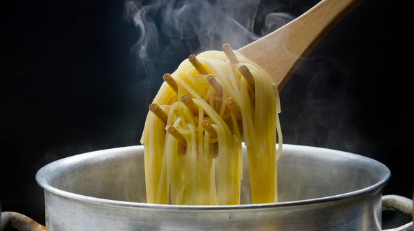 Using too little water in the pot