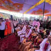 Article image for: Mass wedding & upanayana ceremony held in Hubballi