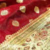 Flip the saree over