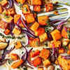 Roasted sweet potatoes