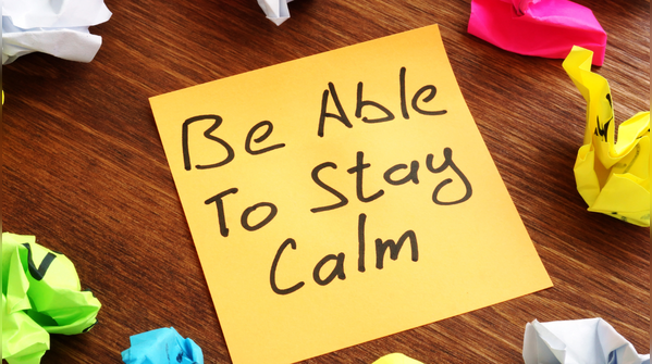 Stay calm when your child is emotional