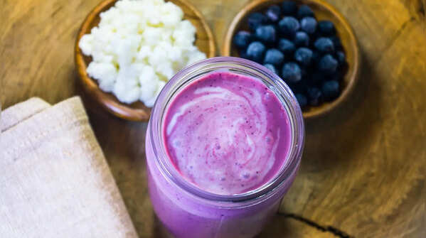 Kefir-berry smoothie