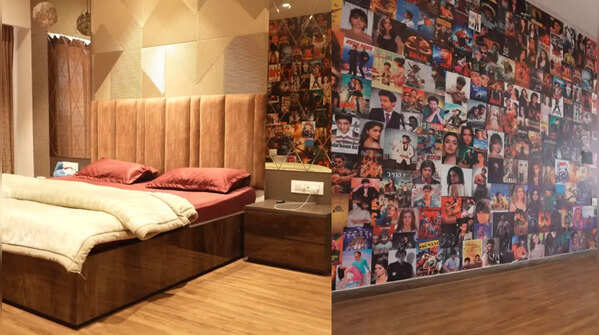 Bollywood-themed bedroom