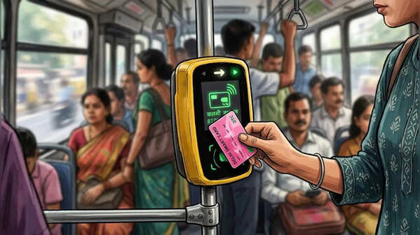 Pink card tap needed for every free bus ride