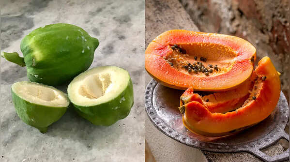 Right way to eat raw and ripe papaya