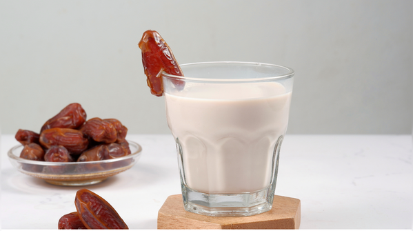 Pair dates with protein and healthy fats
