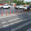 Article image for: Barricades block access to zebra crossings in Jaipur
