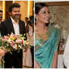 Article image for: Trisha’s blue saree at Vijay’s swearing-in reminds fans of Aishwarya