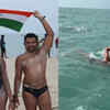 Article image for: 'We did it!': Bengaluru couple creates history, swims from Sri Lanka to India in 11 hours