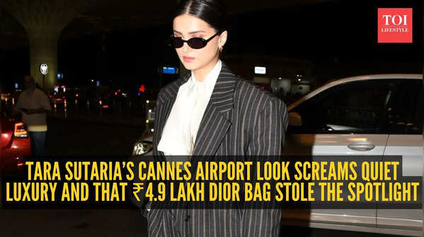 Tara Sutaria's stuns at the airport en route to Cannes